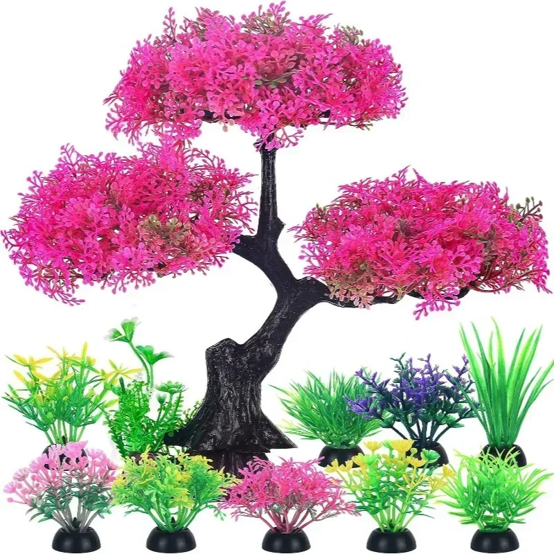 1set Aquarium Artificial Plast - Planted Aquarium For Goldfish review and price
