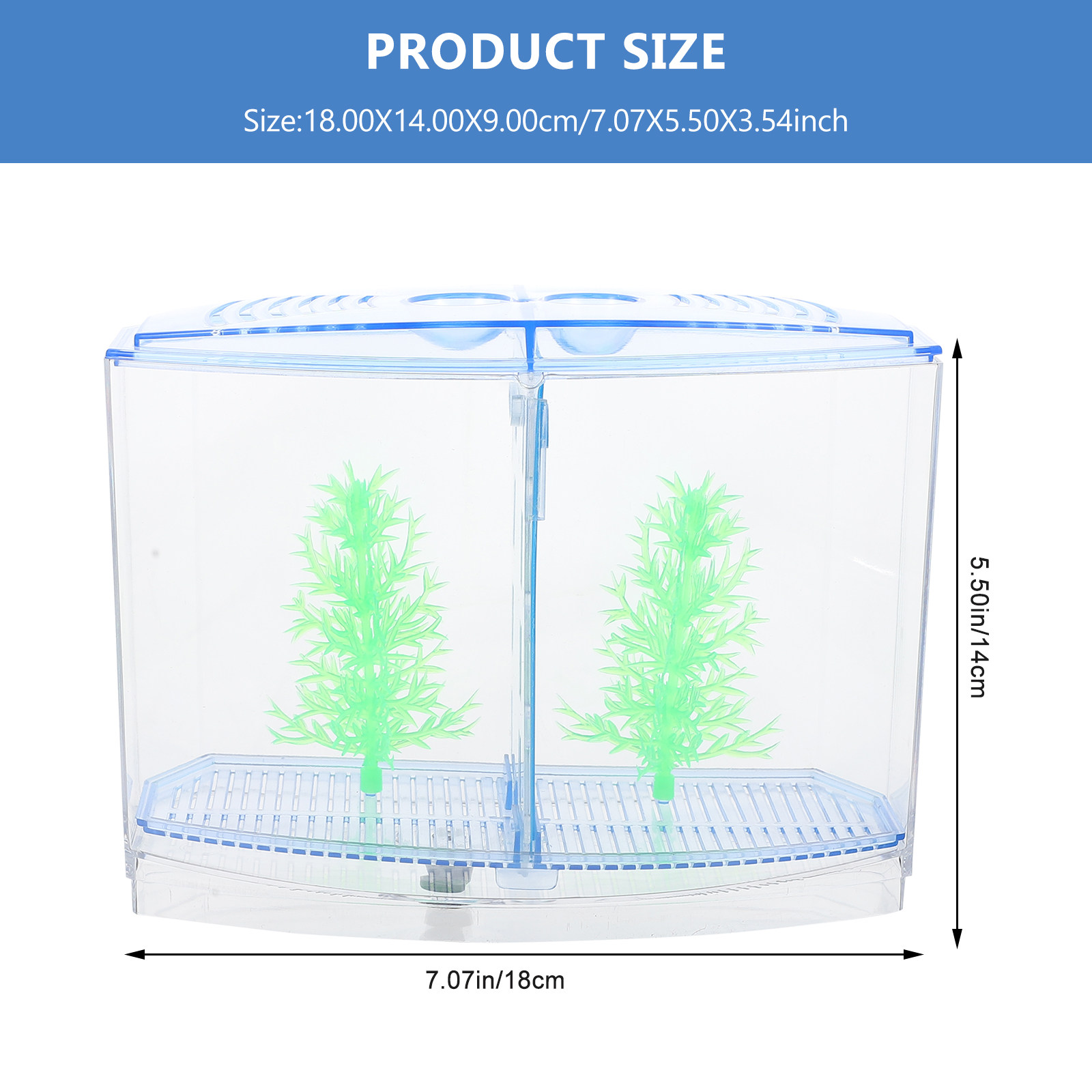 1Set Clear Acrylic Small Fish  - Planted Aquarium For Goldfish review and price