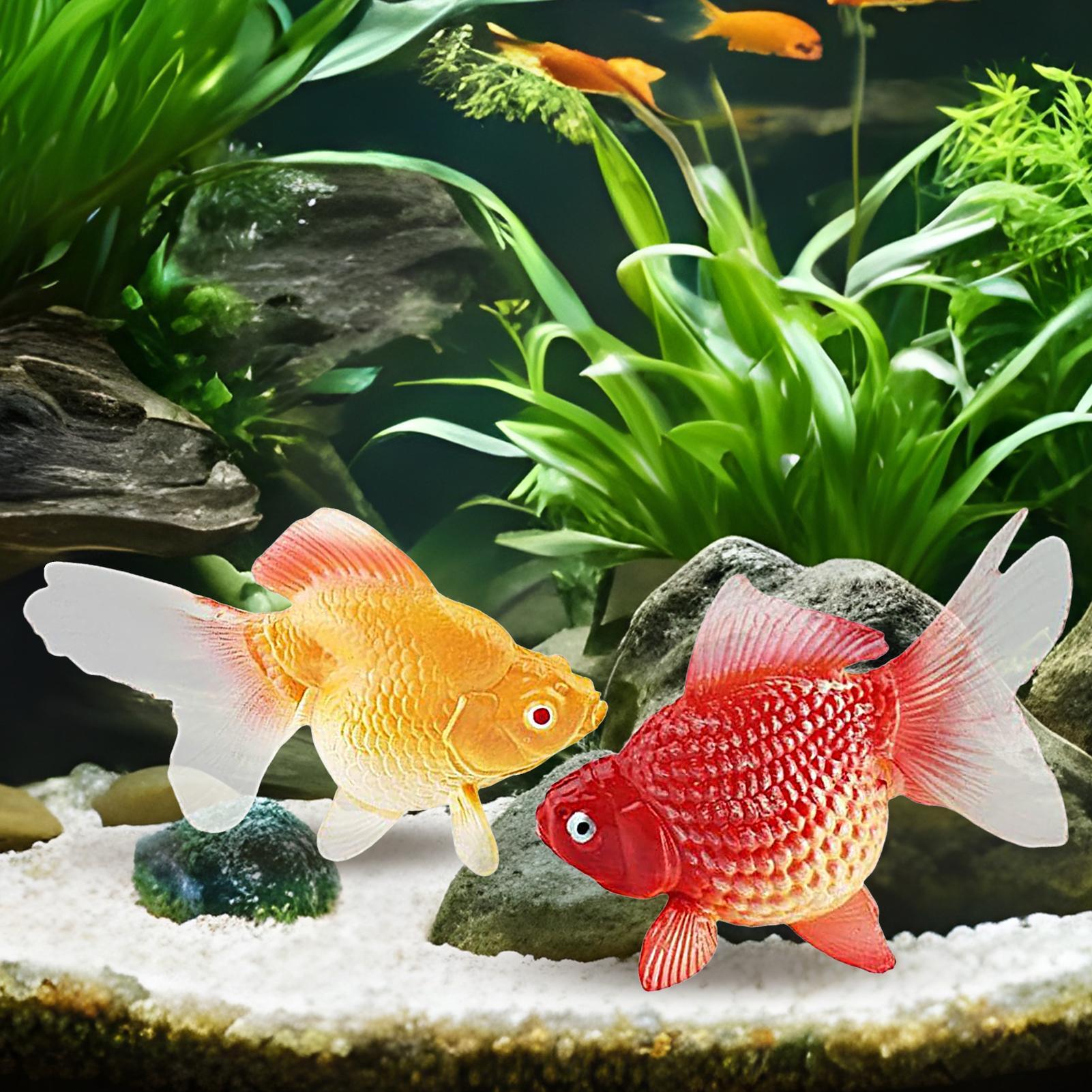 Fake Gold Fish 2Pcs/set Artifi - Planted Aquarium For Goldfish review and price