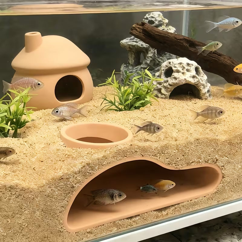 Apcarium Fish Tunnel Hideout | - Aquarium Plant Seeds review and price